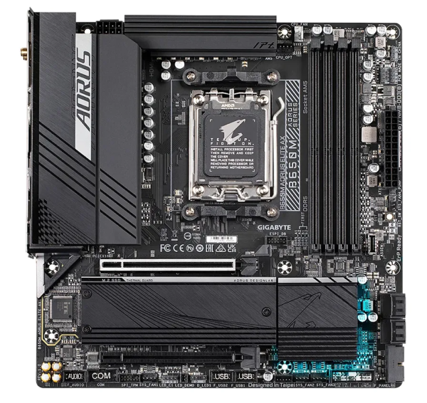 GIGABYTE B650M AORUS ELITE AX AM5 DDR5 - Imagen 2