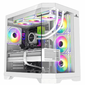 CHASIS ICEBERG ATX CRYSTAL EDGE BLANCO-7X RGB MAXI CON INFINITY