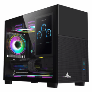 CHASIS ICEBERG ATX OPTICAL PRO M NEGRO 4X RGB MAXI CON INFINITY