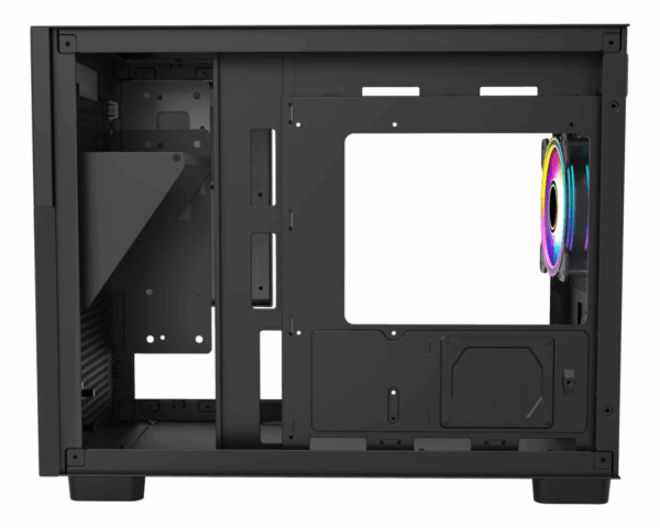 CHASIS ICEBERG ATX OPTICAL PRO M NEGRO 4X RGB MAXI CON INFINITY - Imagen 3