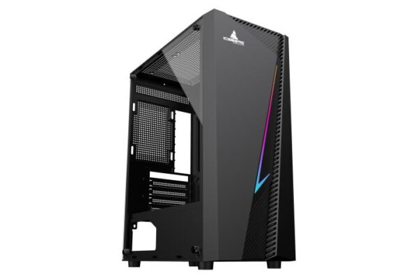 CHASIS ICEBERG ATX FLUX ELITE NEGRO -1 VENTILADOR RGB - Imagen 4