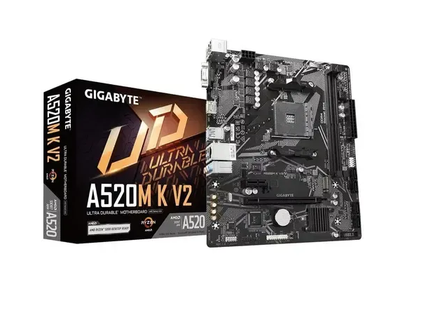 BOARD GIGABYTE A520M K V2 AM4 DDR4 (A V R) RYZEN 3RA