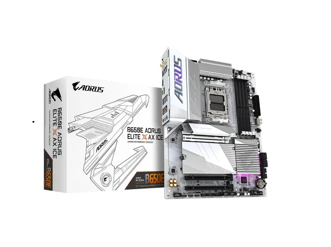 BOARD GIGABYTE B650M AORUS ELITE AX ICE AM5 RYZEN AMD Ryzen