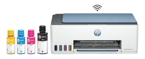 Impresora Hp Smart Tank 585 Multifuncional Adf Wifi Amplia Y Reduce Panel Lcd