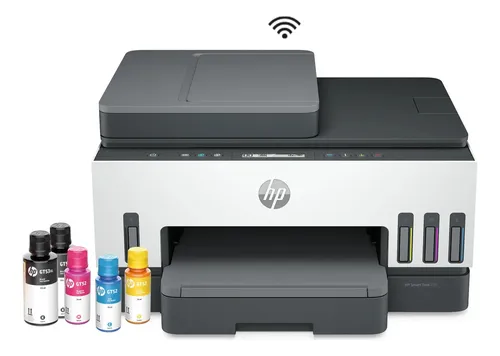 Impresora Hp Smart Tank 750 Multifuncional Adf Duplex En Impresion Wifi Imprime Sobre Cd