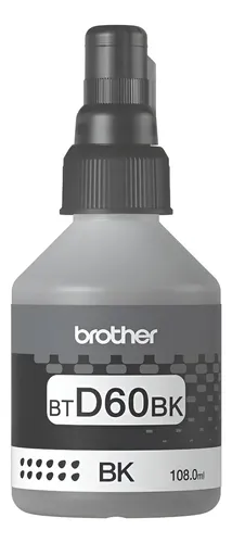Tinta Brother Btd60bk Negra 108ml Compatible Con T520w T720w T920w