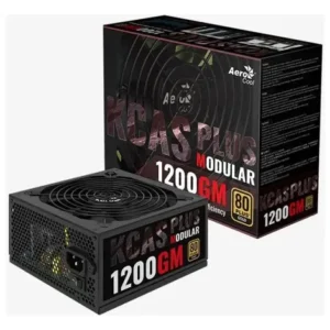 FUENTE AEROCOOL KCAS PLUS 1200W 80 PLUS GOLD MODULAR