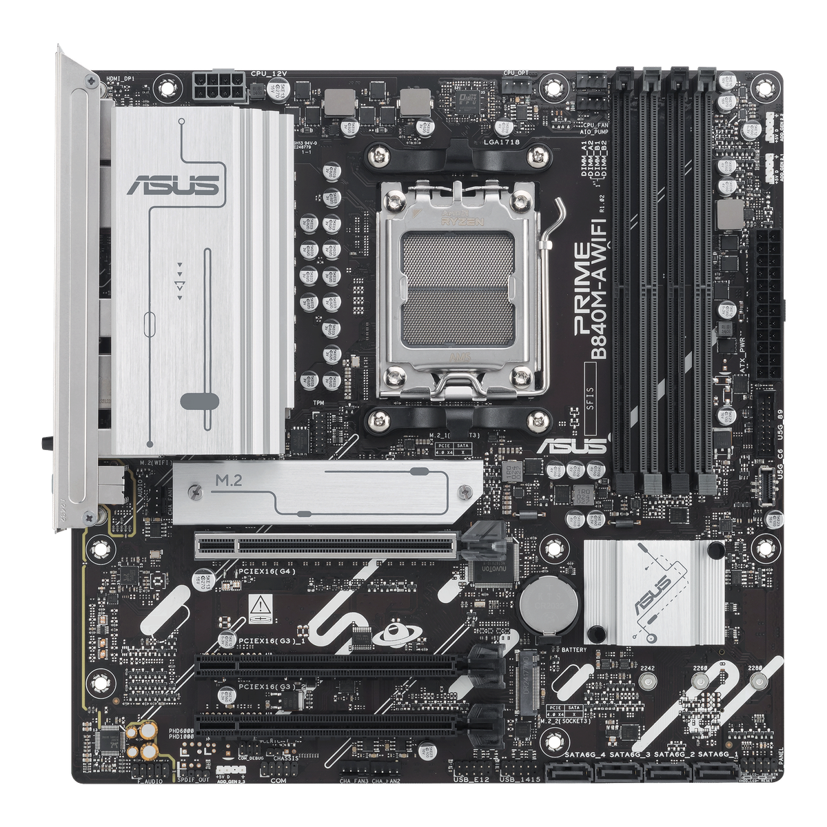Board Asus Prime B840m A Wifi Am5 Ddr5 Ryzen Amdtm7000