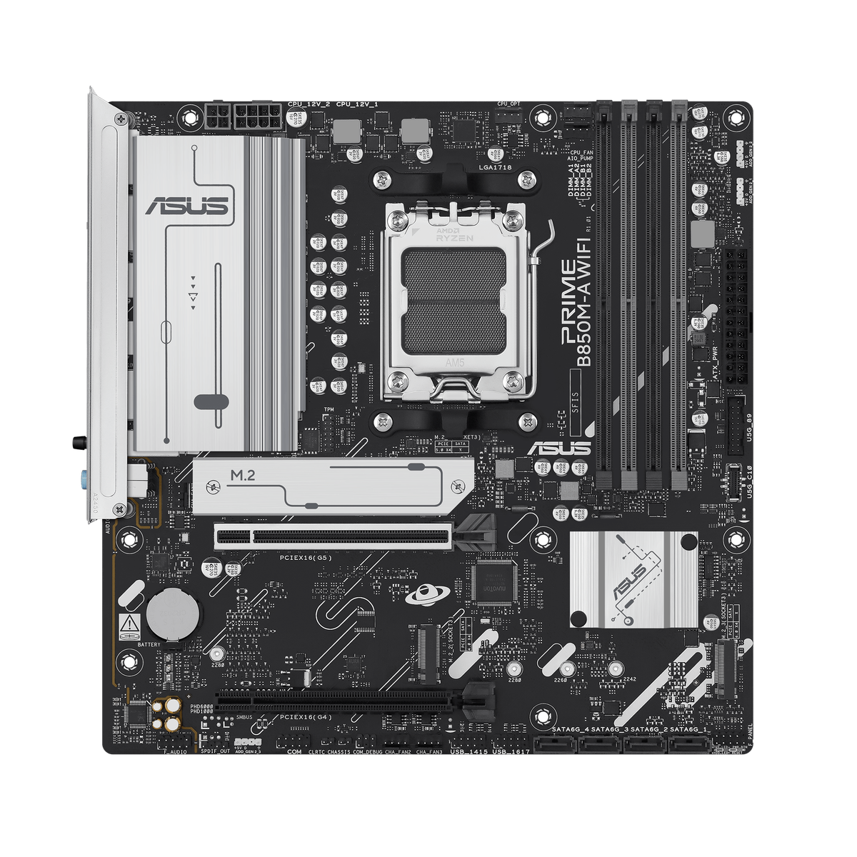Board Asus Prime B850m A Wifi Am5 Ddr5 Ryzen Amdtm7000
