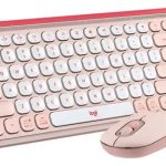 Combo Teclado Y Mouse Logitech Pop Icon Inalambrico Bluetooth Silencioso Teclas De Accion Y Personalizables Rosa Con Blanco