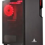 CAJA ICEBERG GLACIUS V2 NEGRA TIRA RGB VIDRIO TEMPLADO