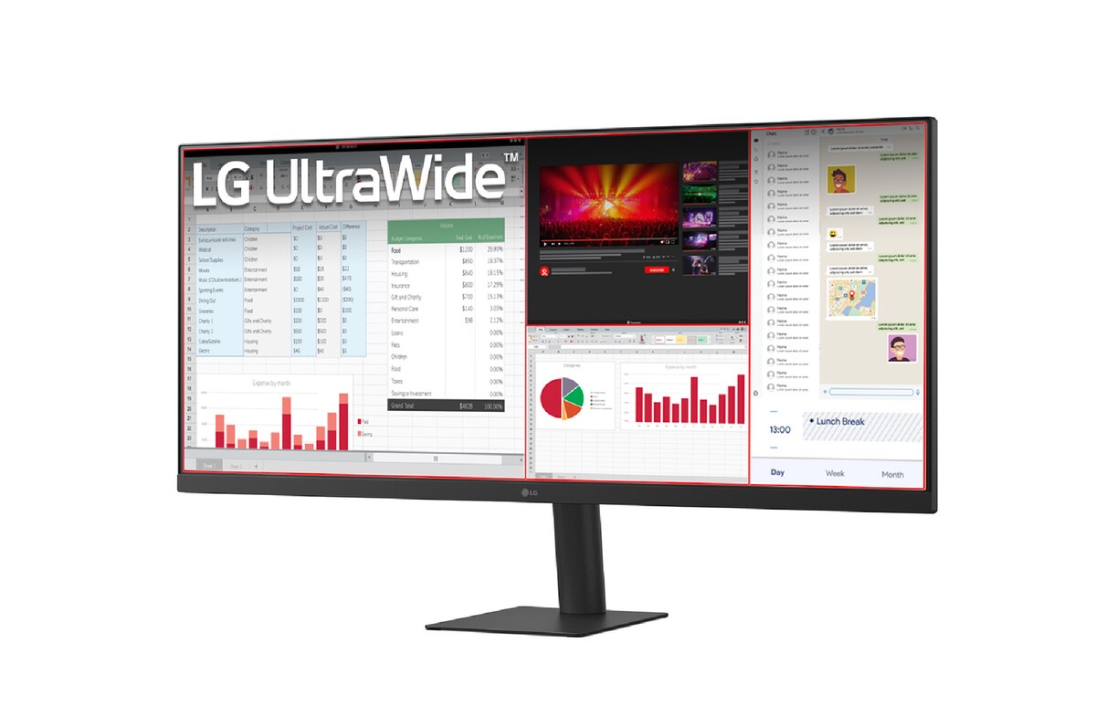 Monitor Lg 34 34u51s B Panel Ips Hdmi Display Port Ultrawide 2560x1080 100hz 5ms