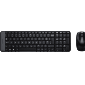 COMBO MOUSE + TECLADO LOGITECH MK220 Inalambrico Negro