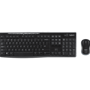 COMBO MOUSE + TECLADO LOGITECH MK270 Inalambrico Negro
