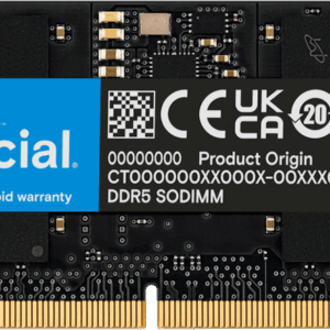 Memoria RAM Portátil DDR5 16GB Bus 5600 Crucial (Nueva)
