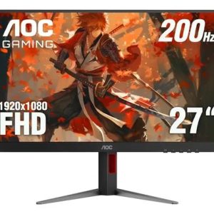 Monitor Aoc 27 Garming 27g4h 200hz 0 5ms 1ms Panel Ips Fhd Hdmi Vga Vesa Marco Ultradelgado Resolucion Full Hd 1920 X 1080 Pixeles