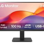 Monitor Lg Curvo 24 24u421a B Fhd Puerto Usb C 100hz 5ms