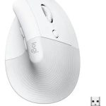Mouse Logitech Lift Vertical Ergonomico Inalambrico Bluetooth 6 Botones Usb Blanco
