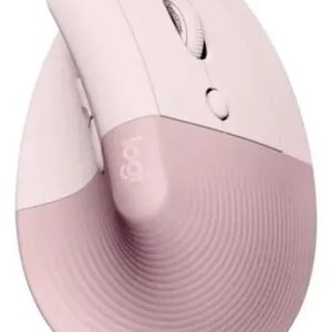 Mouse Logitech Lift Vertical Ergonomico Inalambrico Bluetooth 6 Botones Usb Rosa