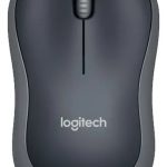Mouse Logitech M185 Inalambrico Negro Con Gris