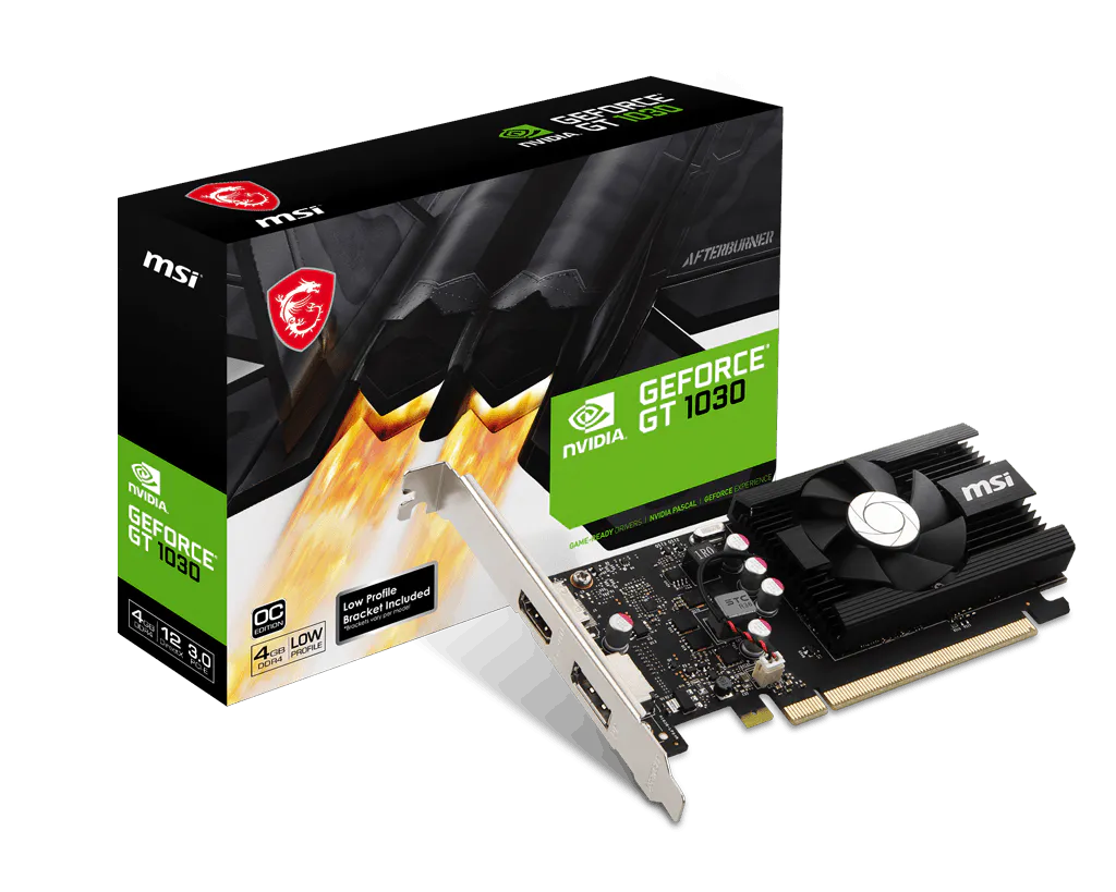 MSI GT 1030 4GB DDR4 LP OC