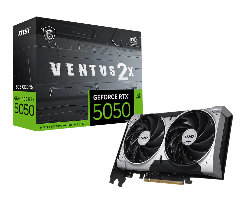 MSI RTX 5050 8GB VENTUS 2X OC GDDR6