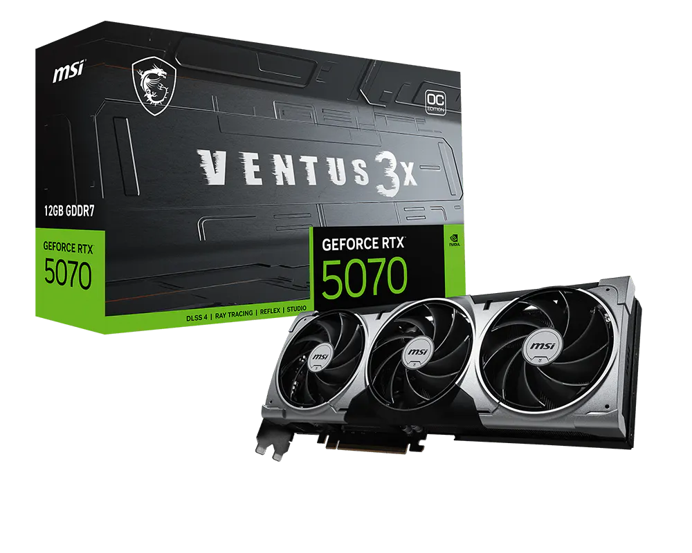 MSI RTX 5070 12GB VENTUS 3X OC GDDR7