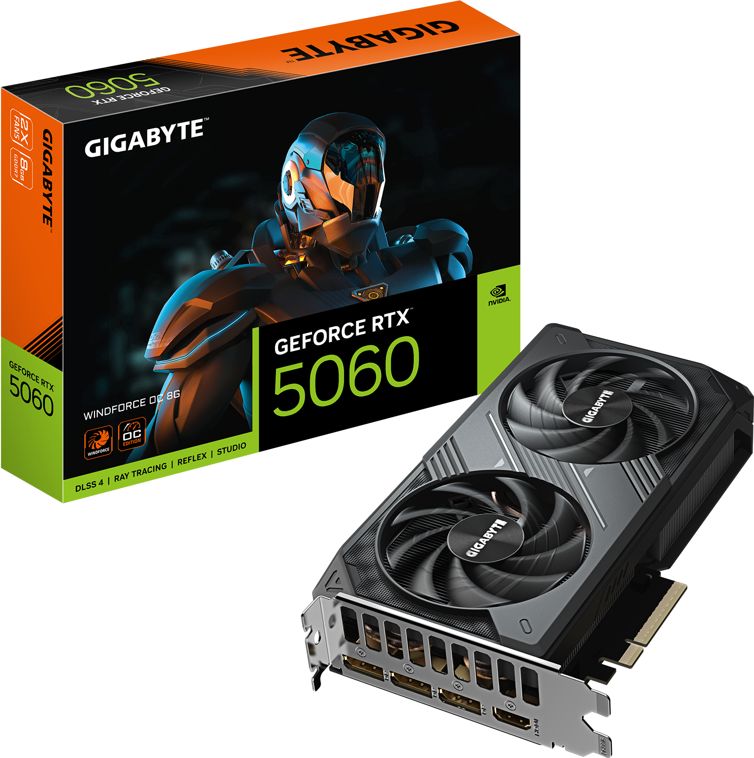 GIGABYTE RTX 5060 WINDFORCE OC 8GB GDDR7