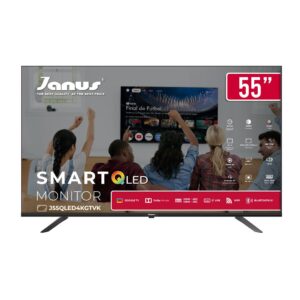 MONITOR JANUS QLED 55" (J55QLED4KGTVK) SMART TV 4K 4096x2160