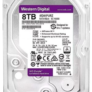 DISCO DURO  8 TB  MARCA  WESTER DIGITAL PURPURA / ORIGINAL
