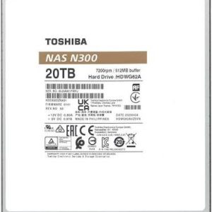 Disco Sata NAS 20 TB Toshiba 7200 Rpm 512MB Cache