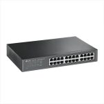 Switch Tp Link 24 Puertos 10 100 1000 Tl Sg1024d Para Escritorio Y Montaje En Rack