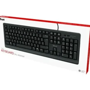 TECLADO TRUST PRIMO Alambrico USB Negro