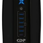Ups Cdp R Upr508 500va 8 Salidas 4 Reguladas Con Respaldo 4 Con Supresion De Picos