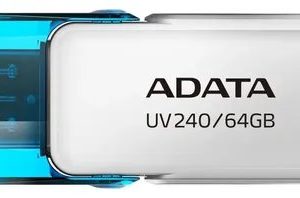 Memoria Usb Adata Uv240 2 0 64gb Blanco Y Azul