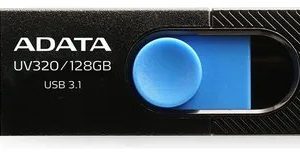 Memoria Usb Adata Uv320 3 2 128gb Negra Con Azul
