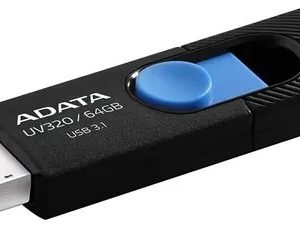 Memoria Usb Adata Uv320 3 2 64gb Negra Con Azul
