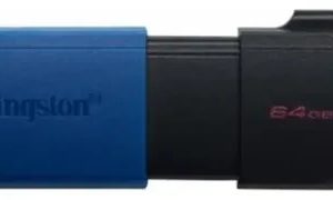Memoria Usb Kingston Datatraveler 3 2 Dtx Exodia M 64gb Negra Retractil Con Azul