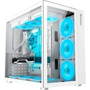 CAJA WATTANA ARTICO SNOW PECERA 7 FAN RGB 120MM NEGRO